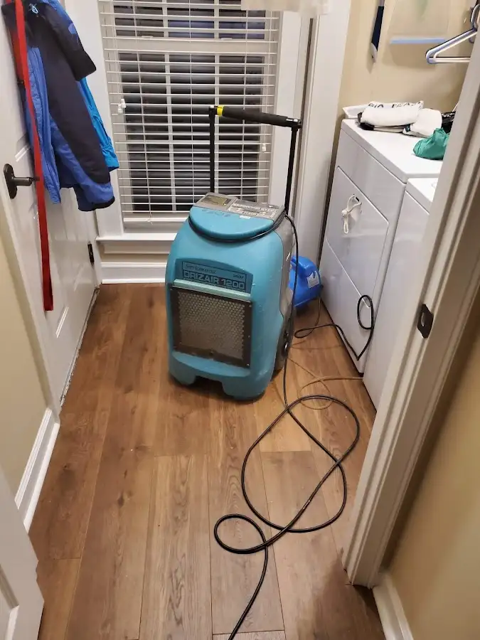 Commercial dehumidifier deployed for Flood Damage Cleanup in Steelton