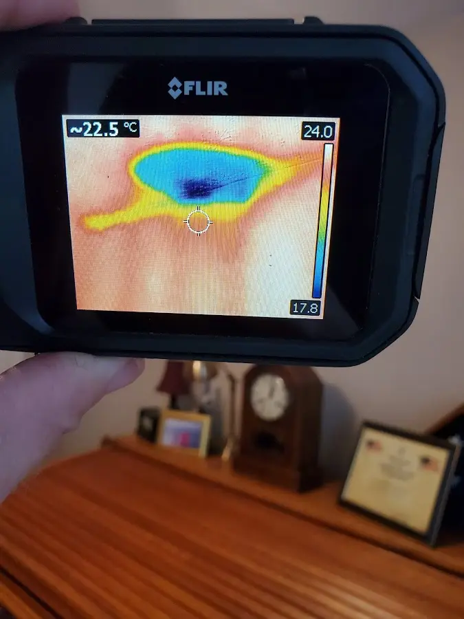 Thermal imaging inspection for water damage in Steelton